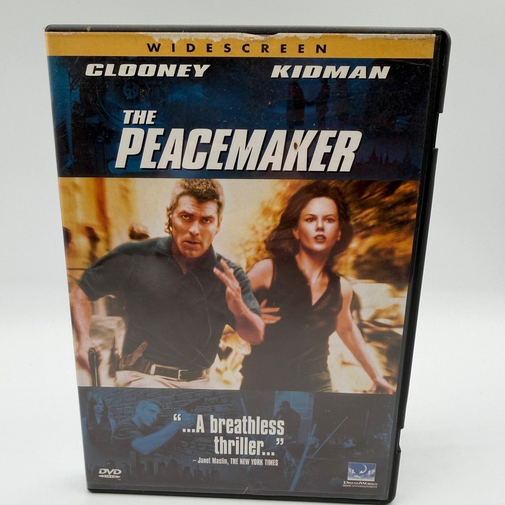 The Peacemaker DVD 1998 George Clooney Nicole Kidman Action Thriller Movie 84160
